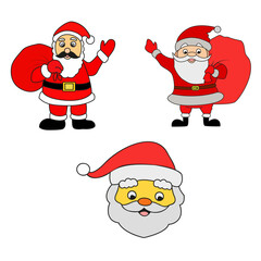 Santa Claus Editable Vactor File