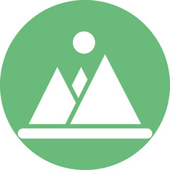 Mountain Vector Icon
