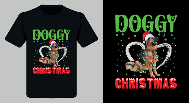 Merry Christmas t shirt design. Christmas t-shirt Design.