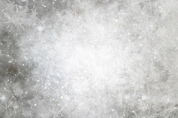 ice snow crystals background abstract white winter