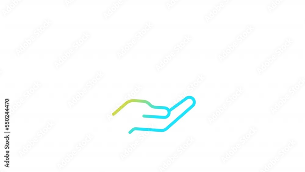 Aufkleber animated discount gradient ui icon. price reduction. bonus. seamless loop hd video with alpha channe