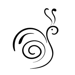 Fototapeta premium Snail Logo Vector design Templates. Vector illustration