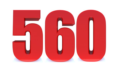 560 number