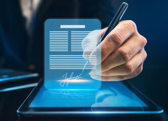 Digital signature. Document Management System and online
