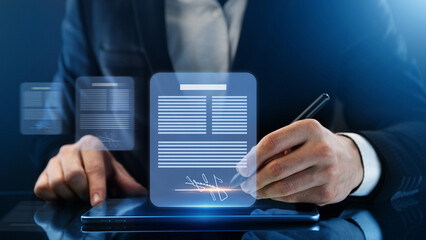 Digital signature. Document Management System and online