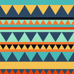 African simple abstract geometric seamless pattern design. 