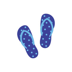 Footwear vector isolated on white background. 