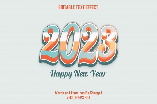 Text Effect New Year 2023