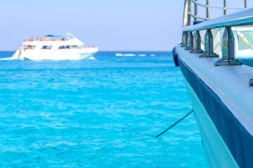 Fototapeta na wymiar Luxury Yacht Views