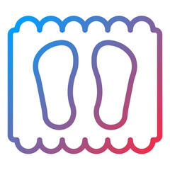 Door Mat Icon Style
