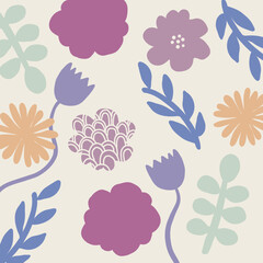 Vector Floral Pattern Hand-drawn - 550253858