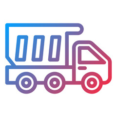 Dump Truck Icon Style