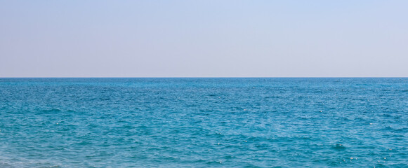 Obraz premium Beautiful Mediterranean Beach Sea View