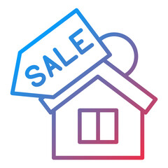 House Sale Icon Style