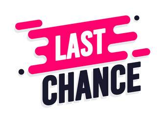 Dynamic Liquid Label With Text Last Chance