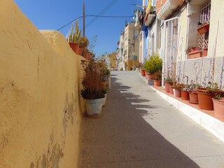 narrow street in the old town