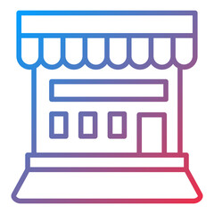 Obraz premium Shop Icon Style