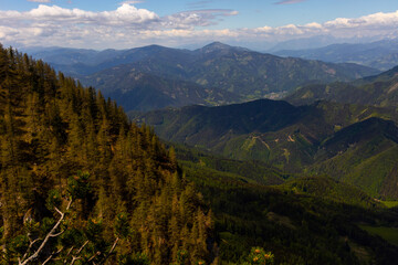 landscape in the mountains