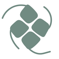 abstract blob line vector element