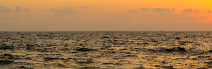 Sunset On Ocean's Horizon