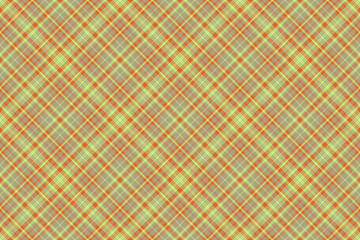 Check seamless vector. Textile fabric texture. Tartan background pattern plaid.