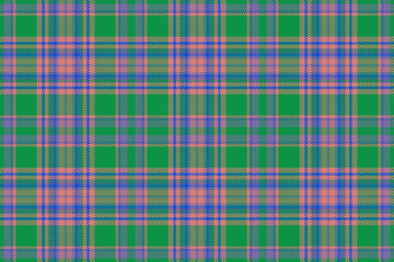 Background seamless tartan. Textile vector texture. Pattern check fabric plaid.