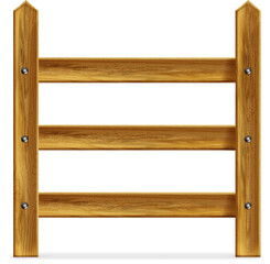 Wooden fence