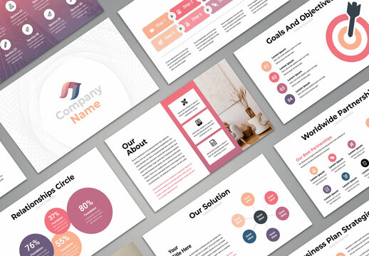 Editable Business Presentation Layout