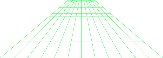 An abstract transparent 3d grid shape design element