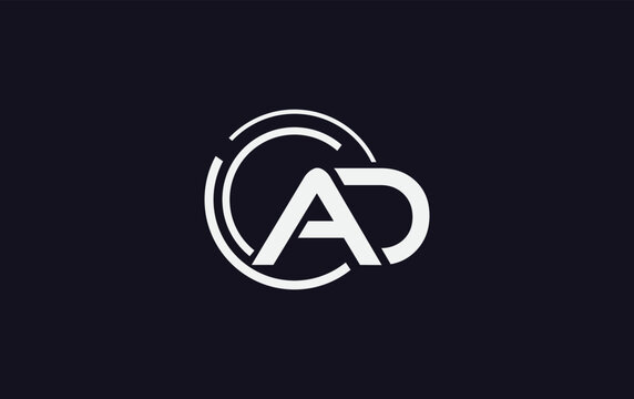 Technology and tech connect circle logo design vector with alphabet brand and business flat icon design