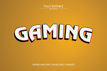3d Text Effect, creative 3d alphabet, colorful text design, gaming text style