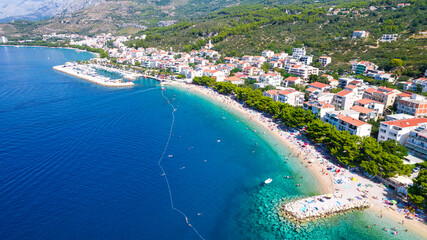 Croatia - The coast of Tucepi  near Makarskiej 