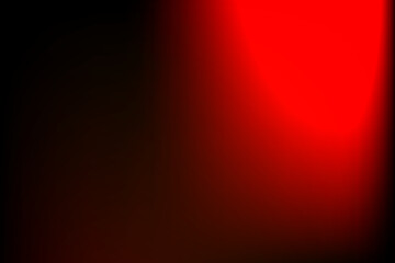 Abstract gradient red on black background