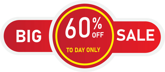 Illustrator vector graphics gradient of market sale for business and online shop, etc.