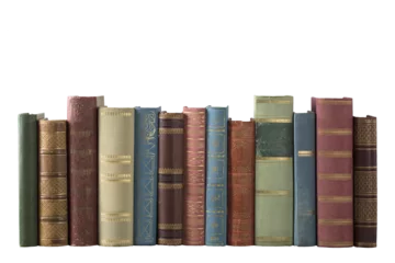 Alte Bücher in der Reihe. PNG-Datei. © Elena Schweitzer