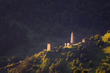 Old towers of Ingushetia, Russia