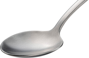 Metal spoon isolated