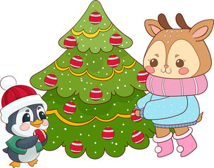 christmas tree making