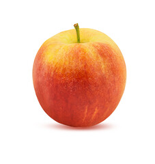 Red apple isolated on white background with clipping path