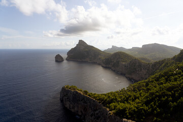 Amazing view from Mirador es Colomer in Mallorca, Spain. High resolution 61 mp.