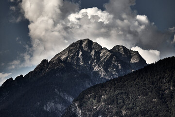 Obraz premium Dramatische Berglandschaft 
