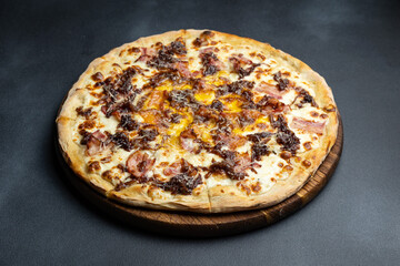 delicious pizza in an Italian restaurant
