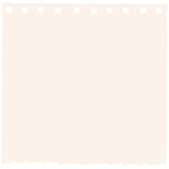 Square Blank Memo Note Paper