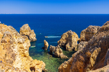 coast of Algarve near Lagos, Portugal