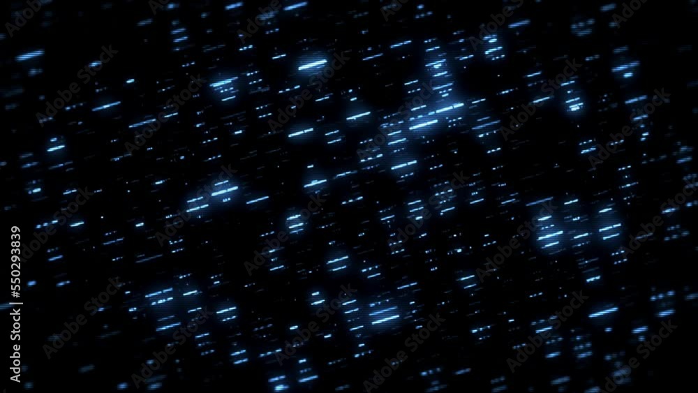 Poster big data digital business hitech background/ 4k animation of an abstract wallpaper big data business