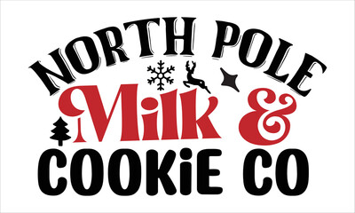 North Pole SVG Design Template