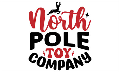 North Pole SVG Design Template
