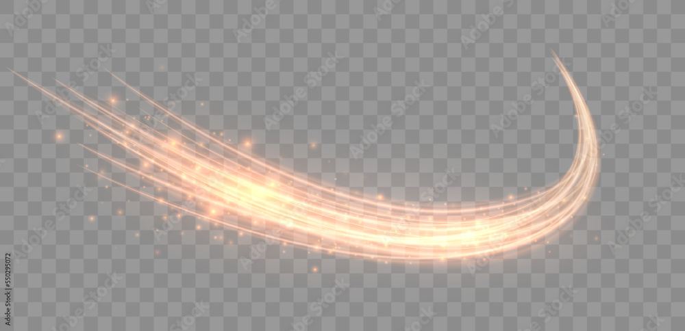 Poster shining lines. glowing trail wave vector light effect. vector illustration