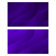 Set of Modern abstract wavy background for presentations, banners, posters, etc