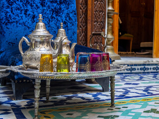 Paseando pro las calles del zoco de  Fez (Marruecos)